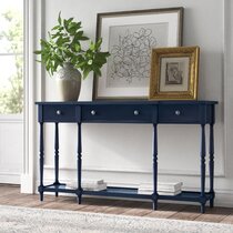 Navy blue deals entry table